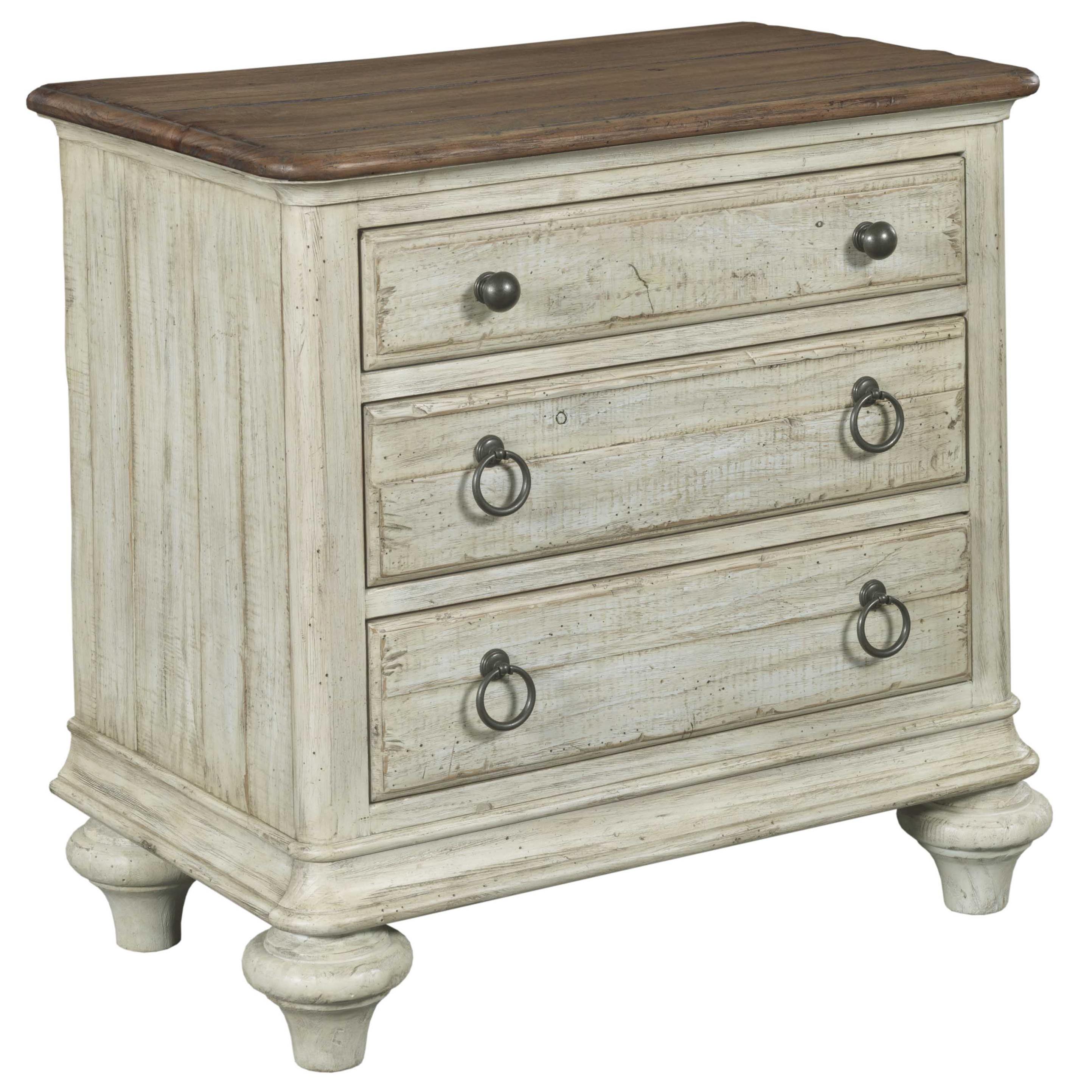 Kincaid Furniture Weatherford KCD75 141 Night Stand with 3 Drawers